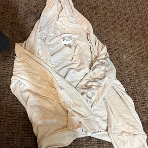 Victoria's Secret Light Gray Hoodie